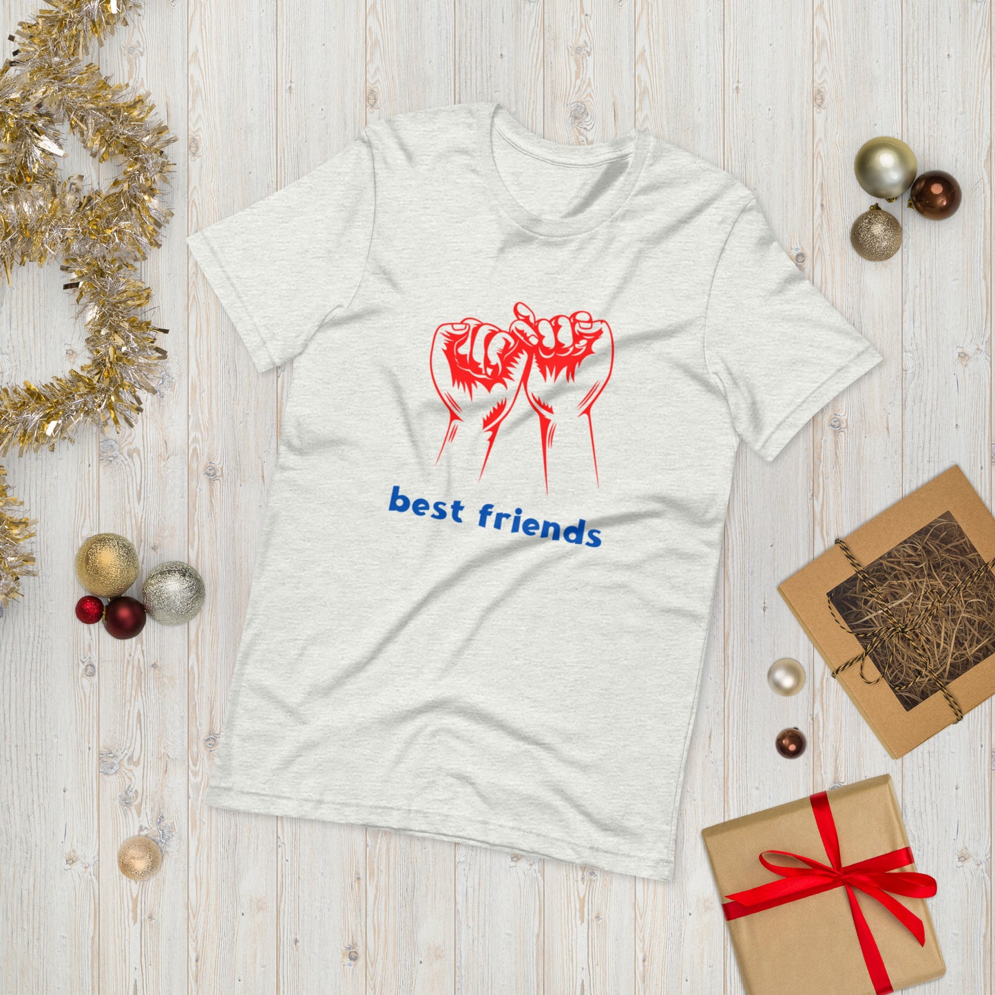 BEST FRIENDS  ( Unisex T-shirt - Napolitano-center )