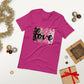 Love  ( Unisex T-shirt - Napolitano-center )