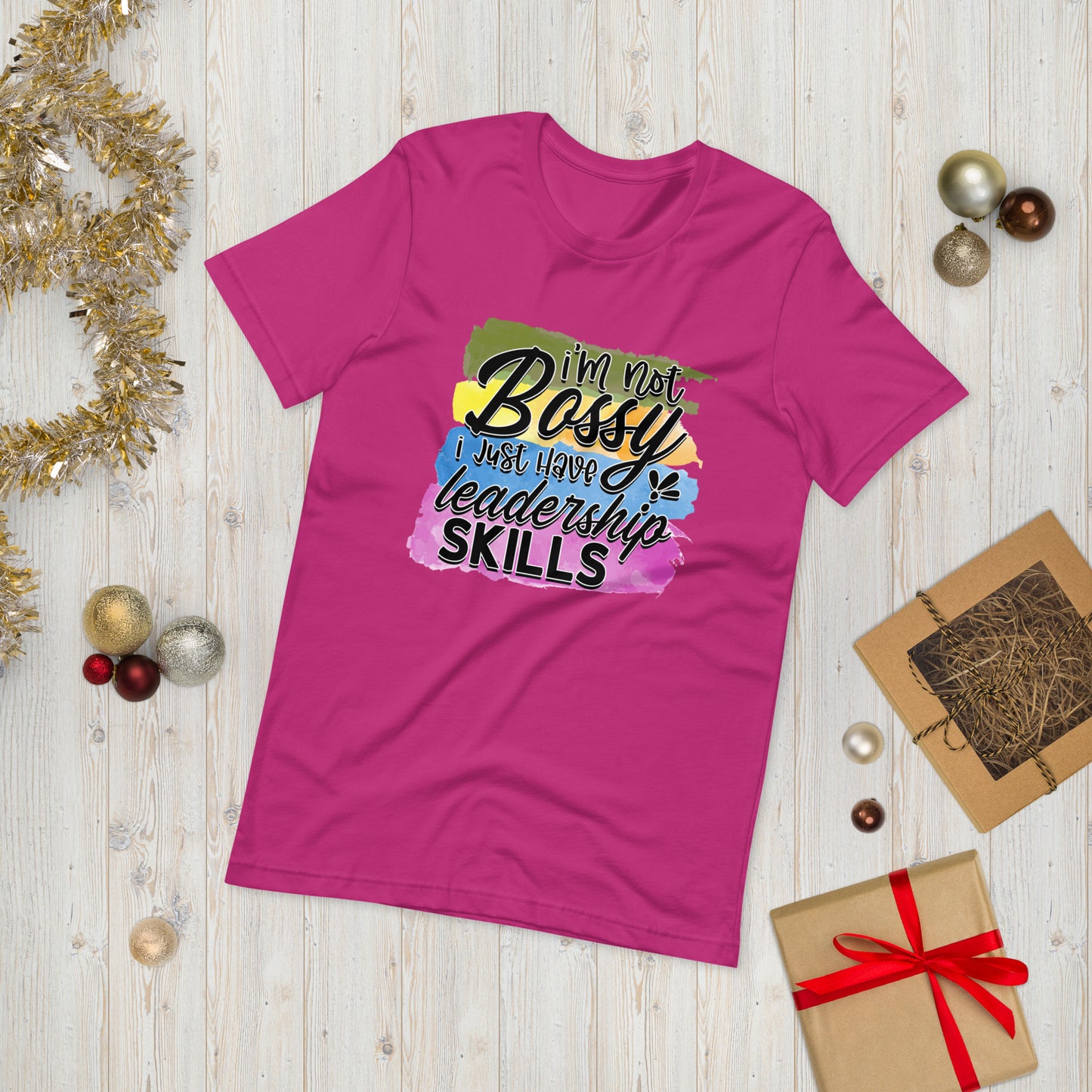 Leadership skills  ( Unisex T-shirt - Napolitano-center )