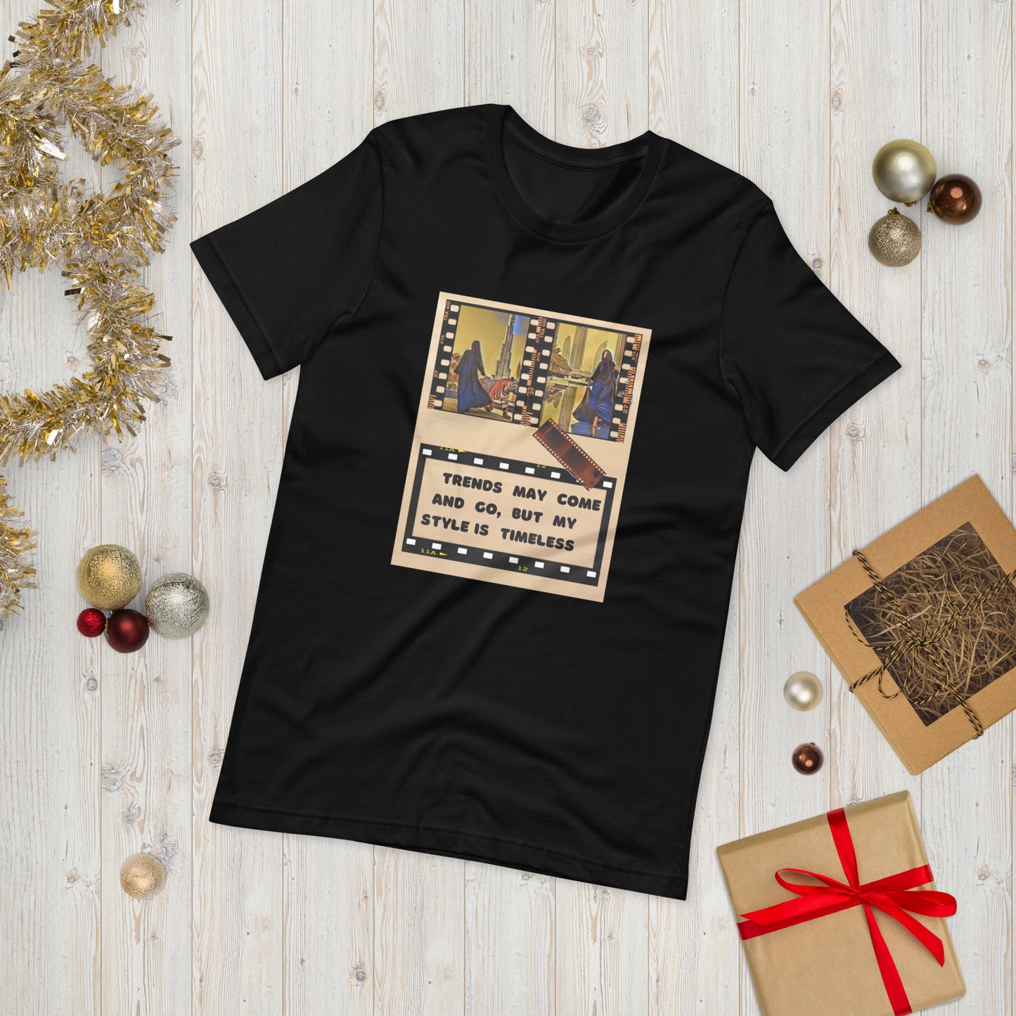 TRENDS MAY COME AND GO, BUT MY STYLE IS TIMELESS  ( Unisex T-shirt - Napolitano-center )