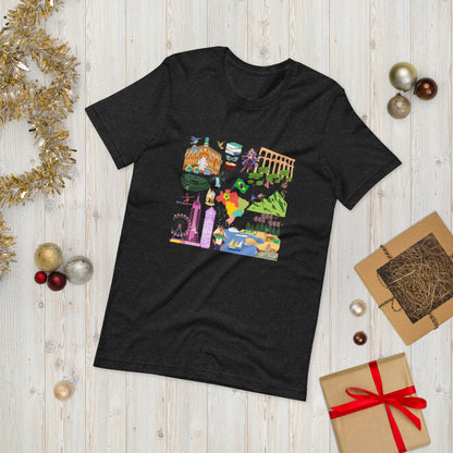 BRAZILIAN VIBES ( UNISEX T-SHIRT - NAPOLITANO-CENTER )