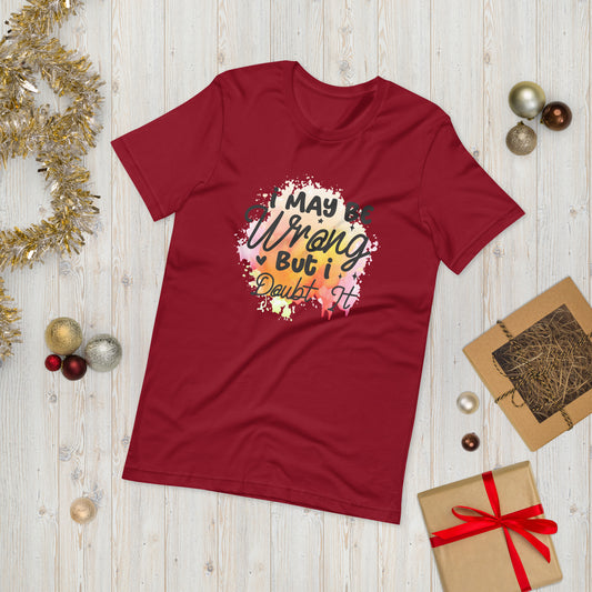 I may be wrong but doubt it  ( Unisex T-shirt - Napolitano-center )