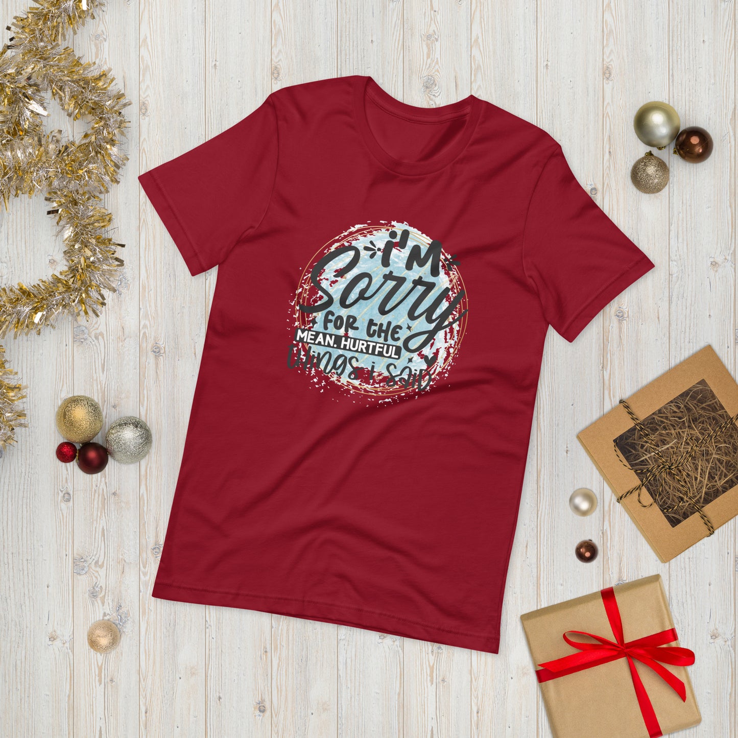 I'm sorry  ( Unisex T-shirt - Napolitano-center )