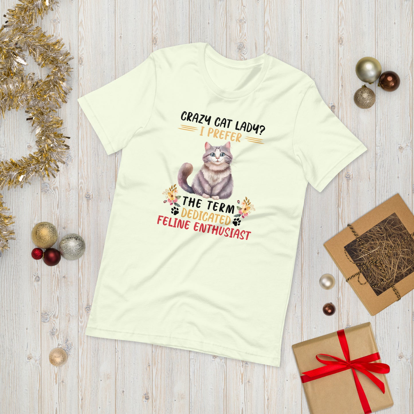 Spoky cat  ( Unisex T-shirt - Napolitano-center )