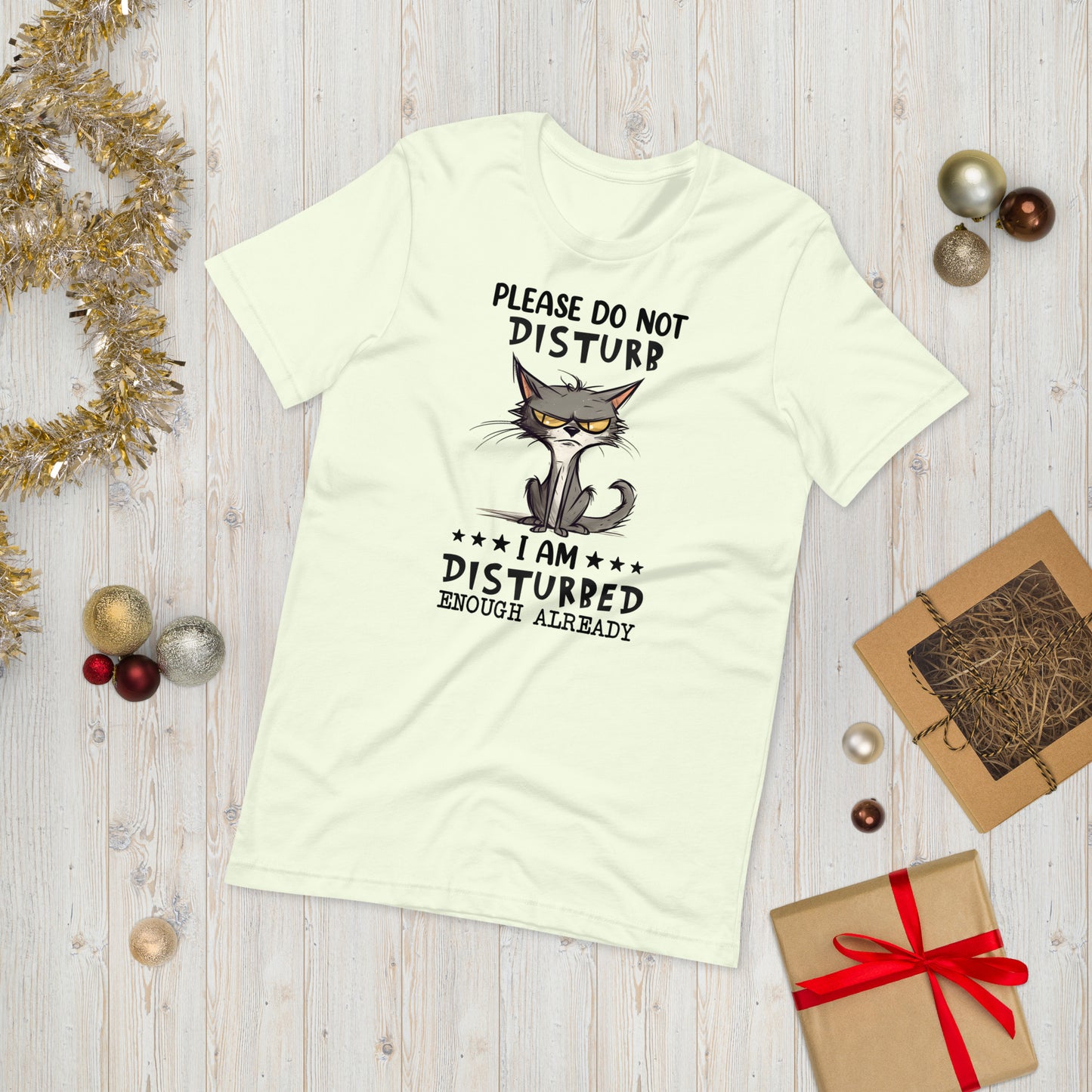 Do not disturb  ( Unisex T-shirt - Napolitano-center )