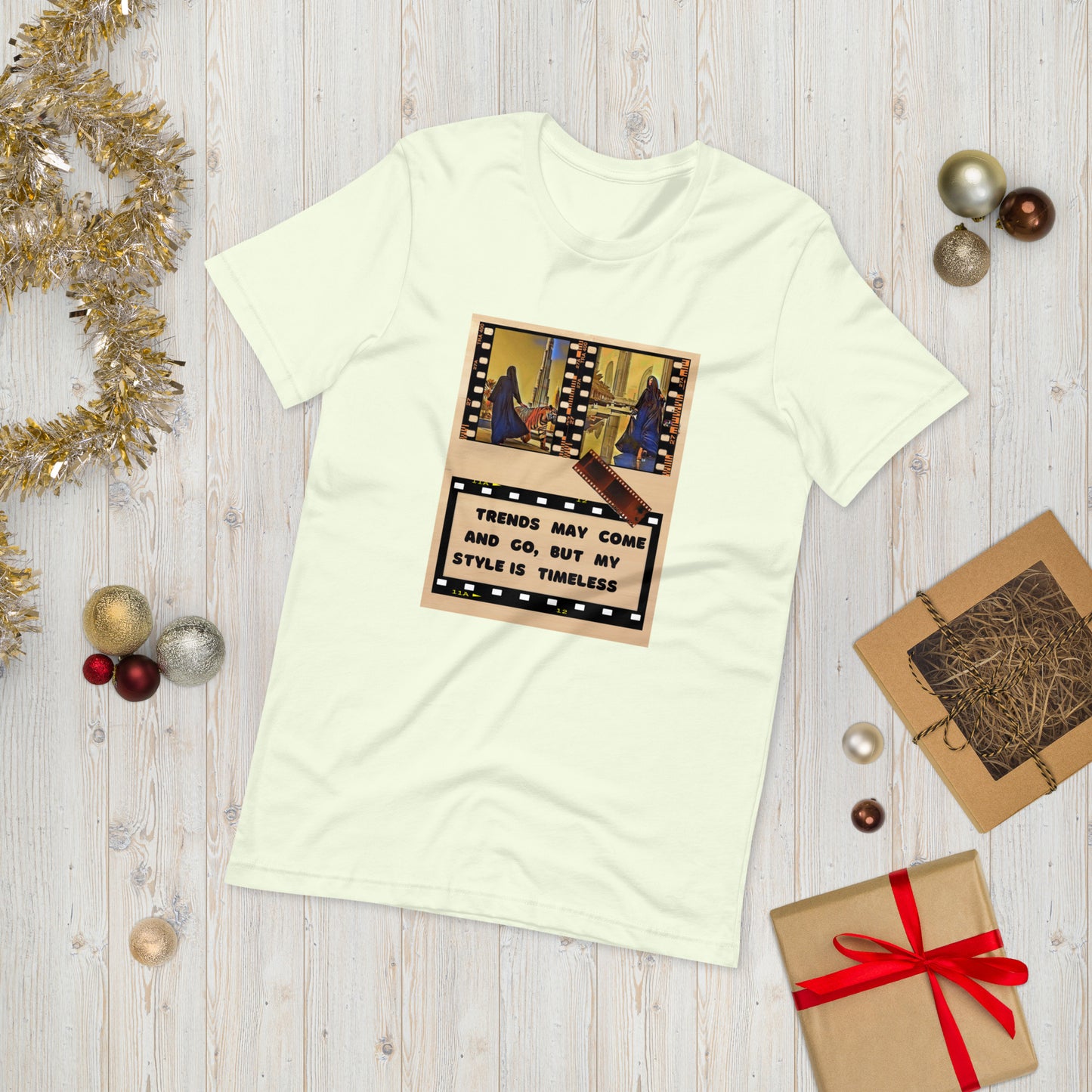 TRENDS MAY COME AND GO, BUT MY STYLE IS TIMELESS  ( Unisex T-shirt - Napolitano-center )