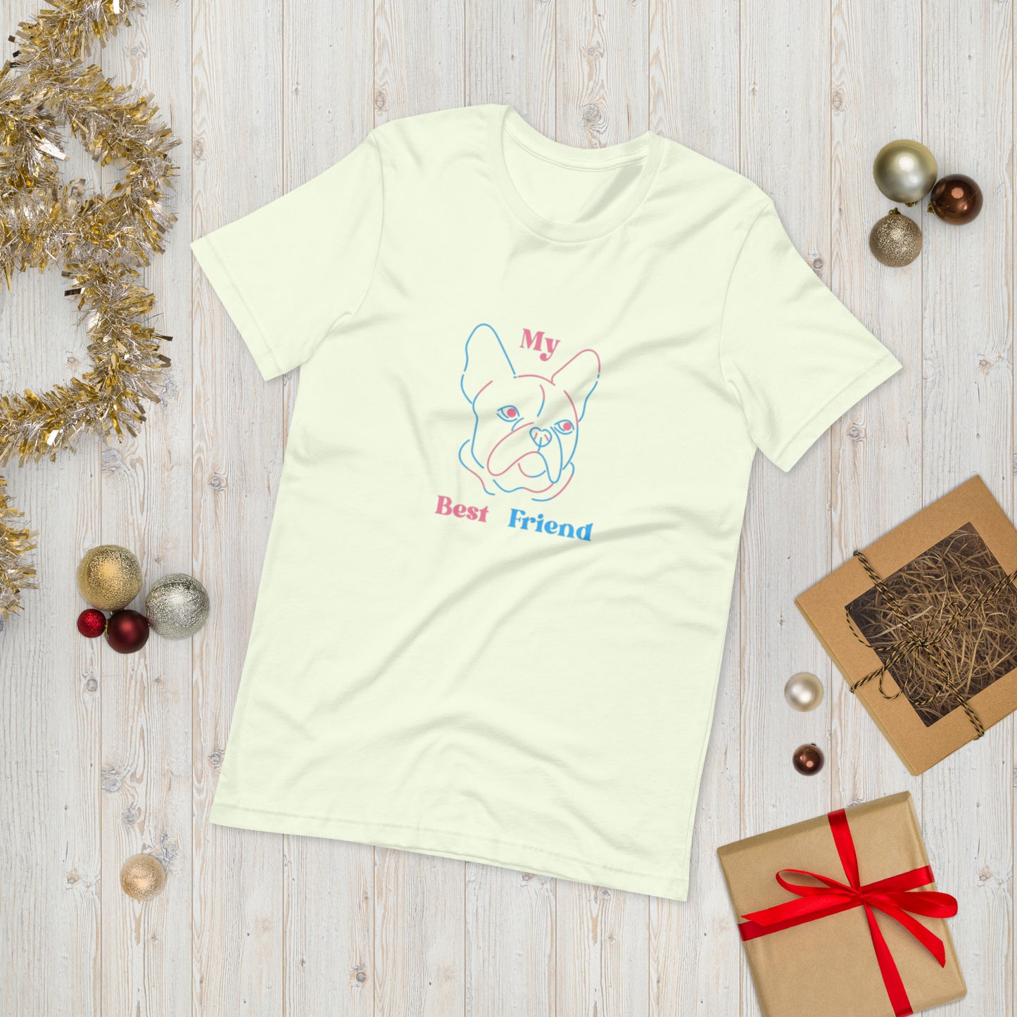 MY BEST FRIEND ( UNISEX T-SHIRT - NAPOLITANO-CENTER )