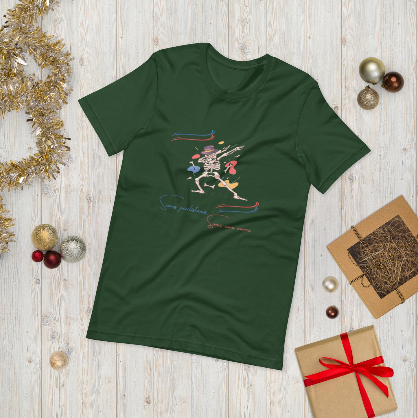 SKELETON DANCE ( UNISEX T-SHIRT - NAPOLITANO-CENTER )