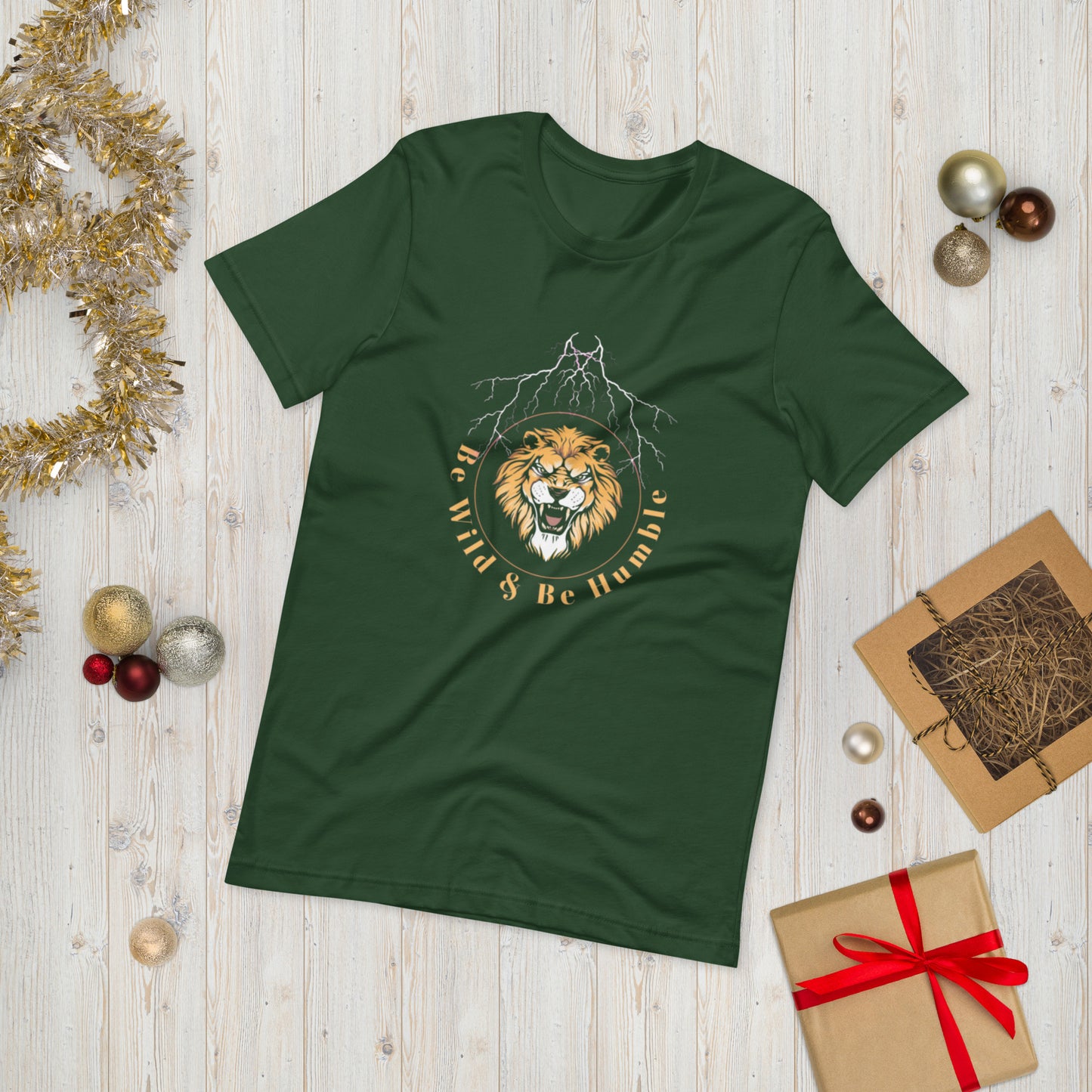 BE WILD & BE HUMBLE ( UNISEX T-SHIRT - NAPOLITANO-CENTER )