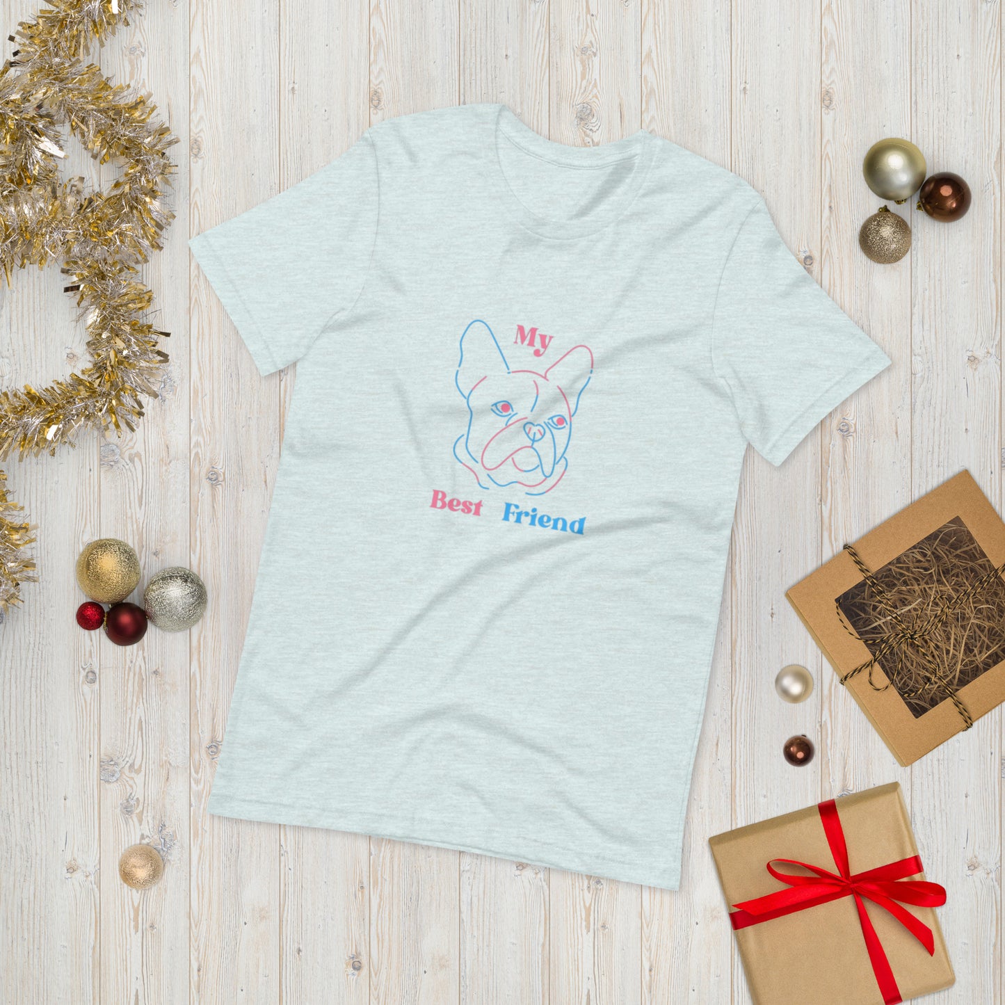 MY BEST FRIEND ( UNISEX T-SHIRT - NAPOLITANO-CENTER )