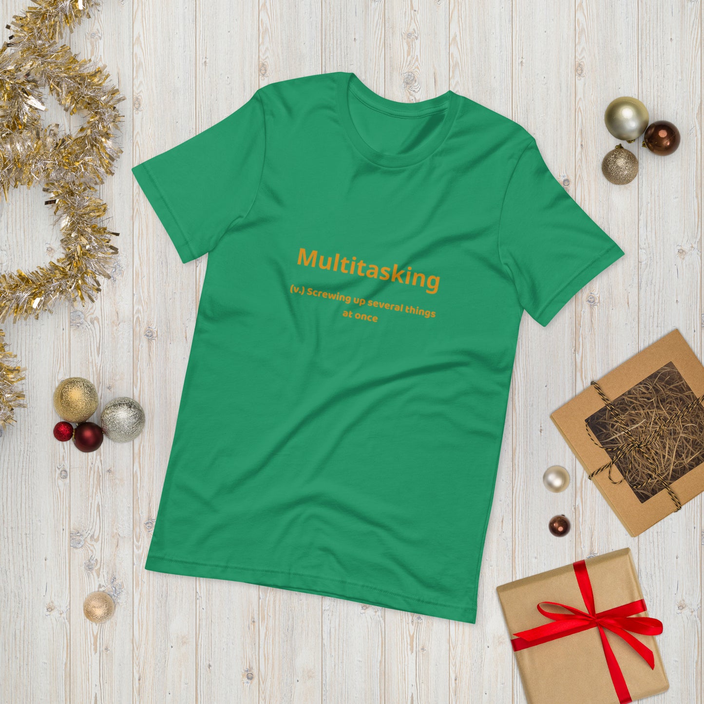 Multitasking  ( Unisex T-shirt - Napolitano-center )