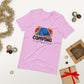 Camping tent  ( Unisex T-shirt - Napolitano-center )