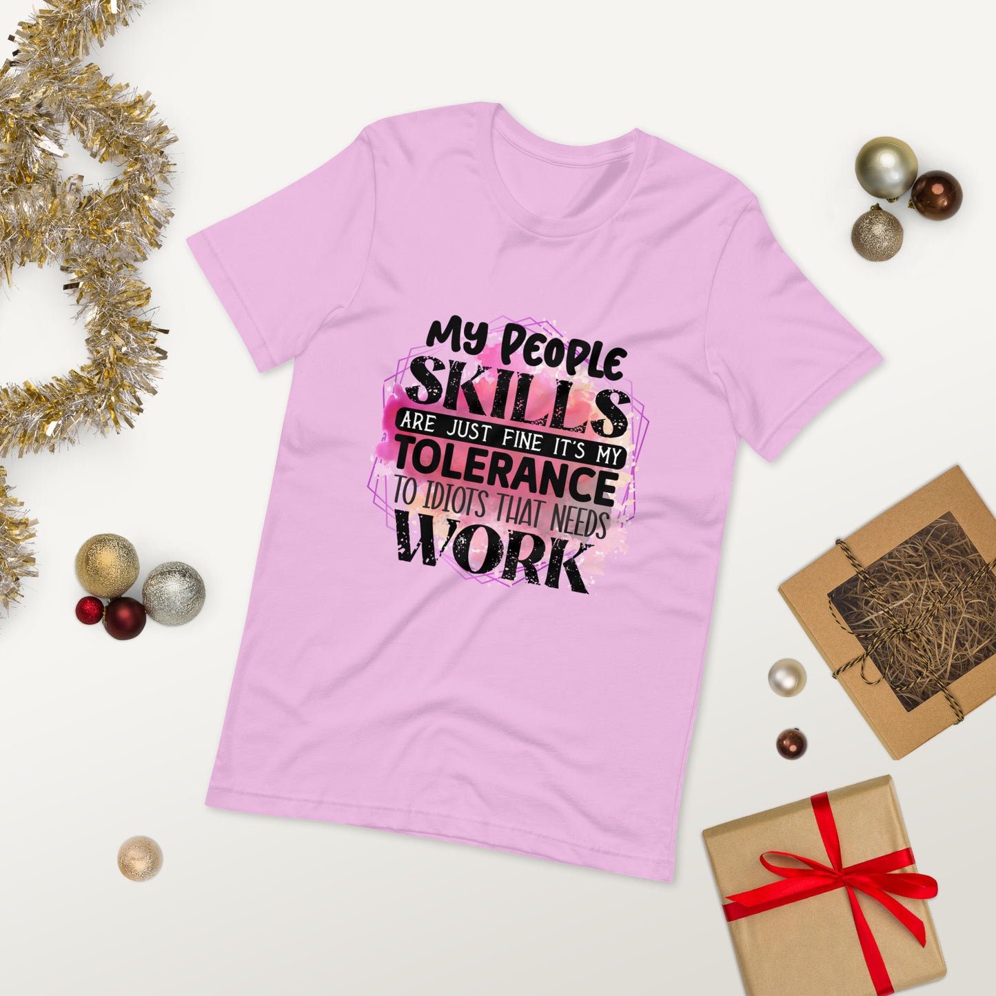 My people skills are just fine  ( Unisex T-shirt - Napolitano-center )