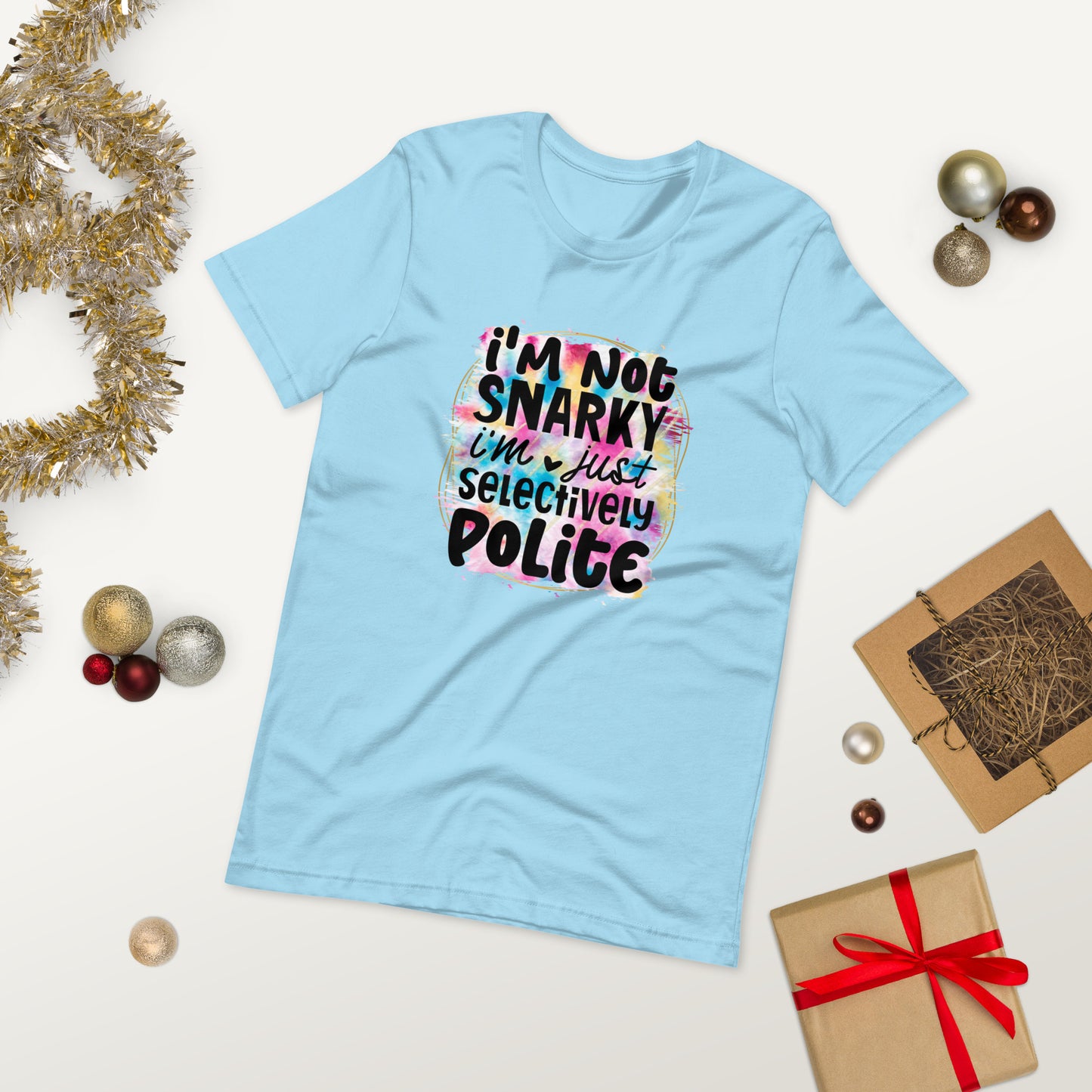 I'm not snarky  ( Unisex T-shirt - Napolitano-center )