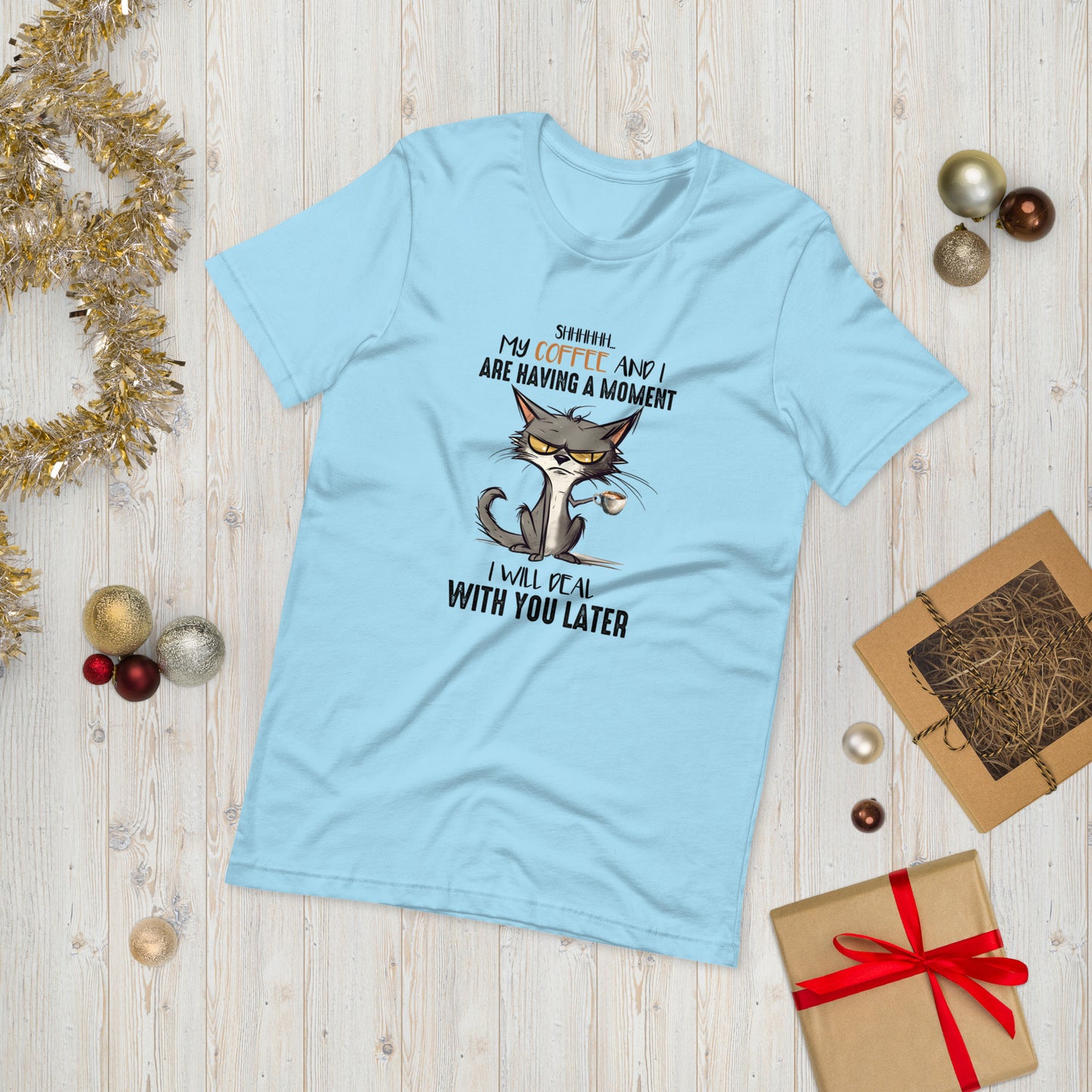 coffee mood  ( Unisex T-shirt - Napolitano-center )