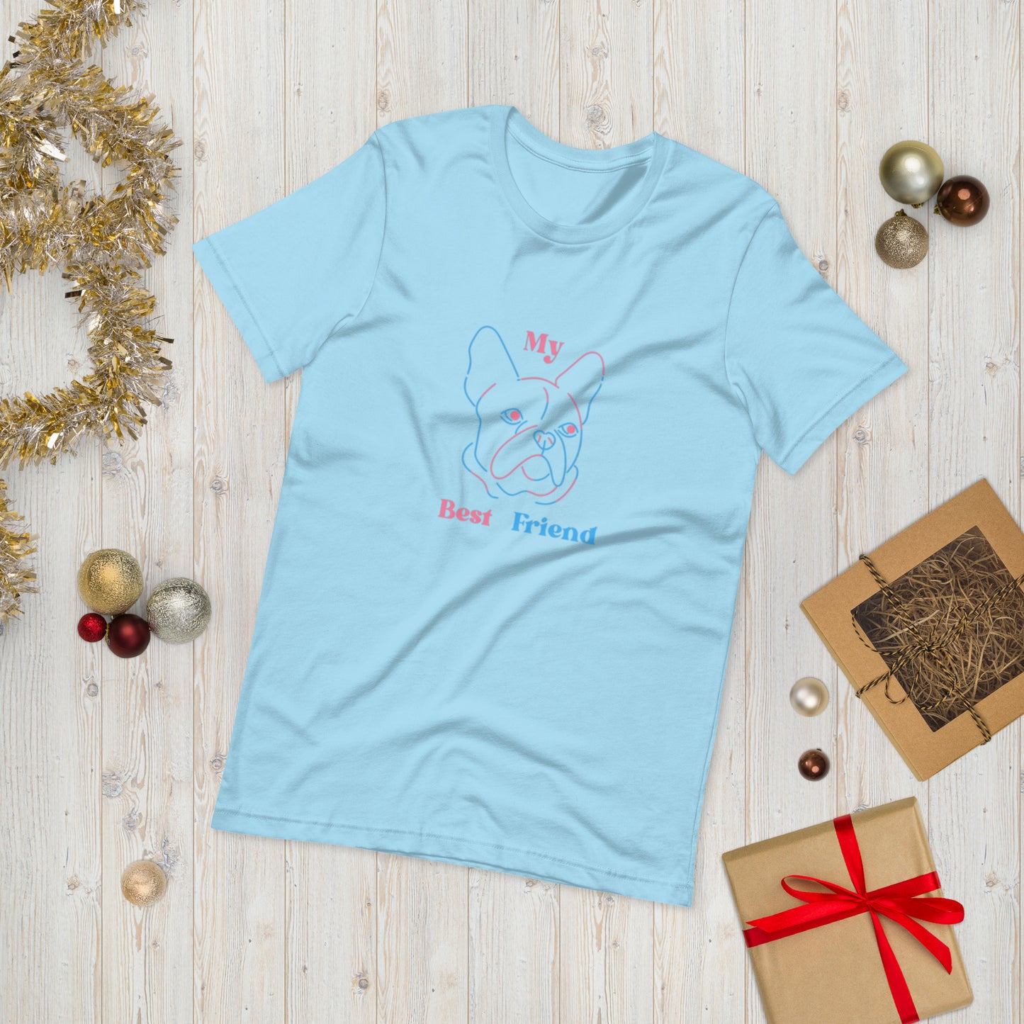 MY BEST FRIEND ( UNISEX T-SHIRT - NAPOLITANO-CENTER )