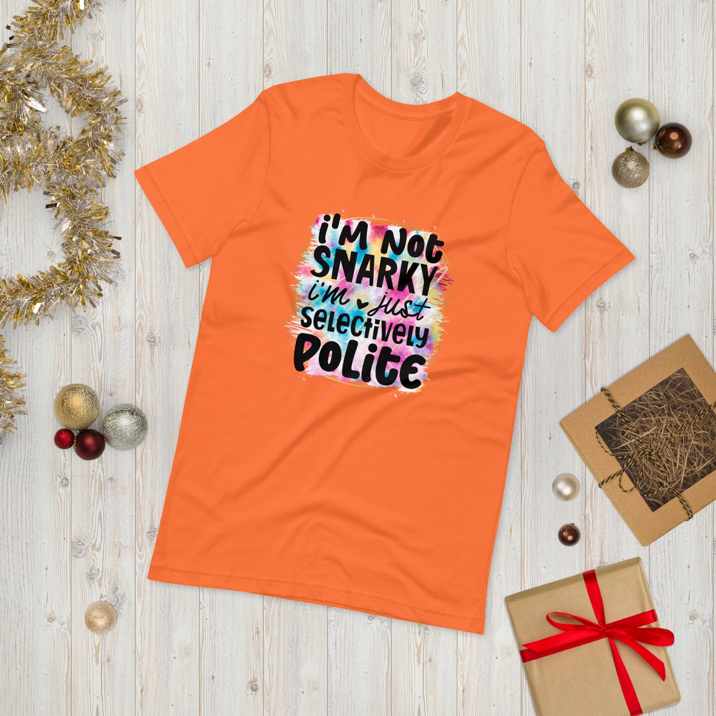 I'm not snarky  ( Unisex T-shirt - Napolitano-center )