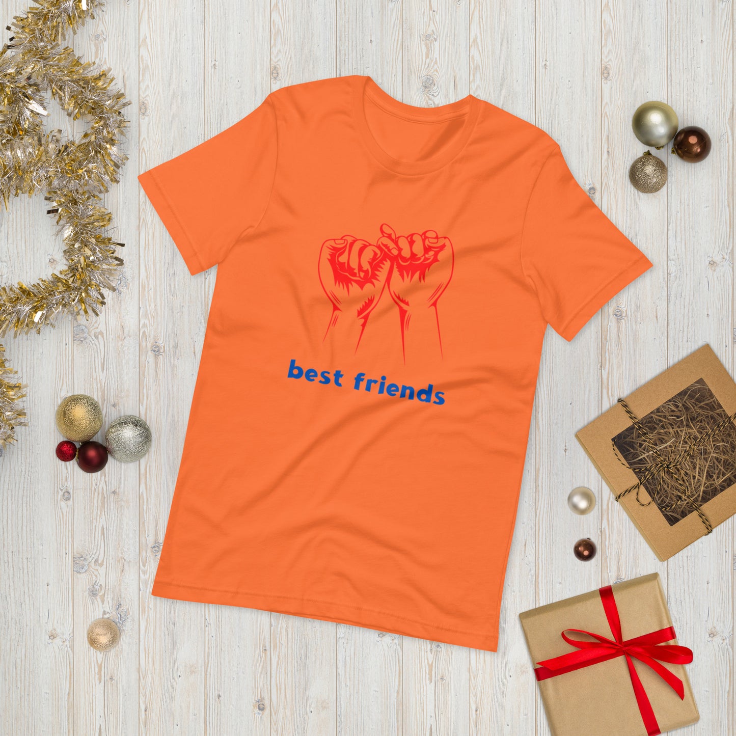 BEST FRIENDS  ( Unisex T-shirt - Napolitano-center )