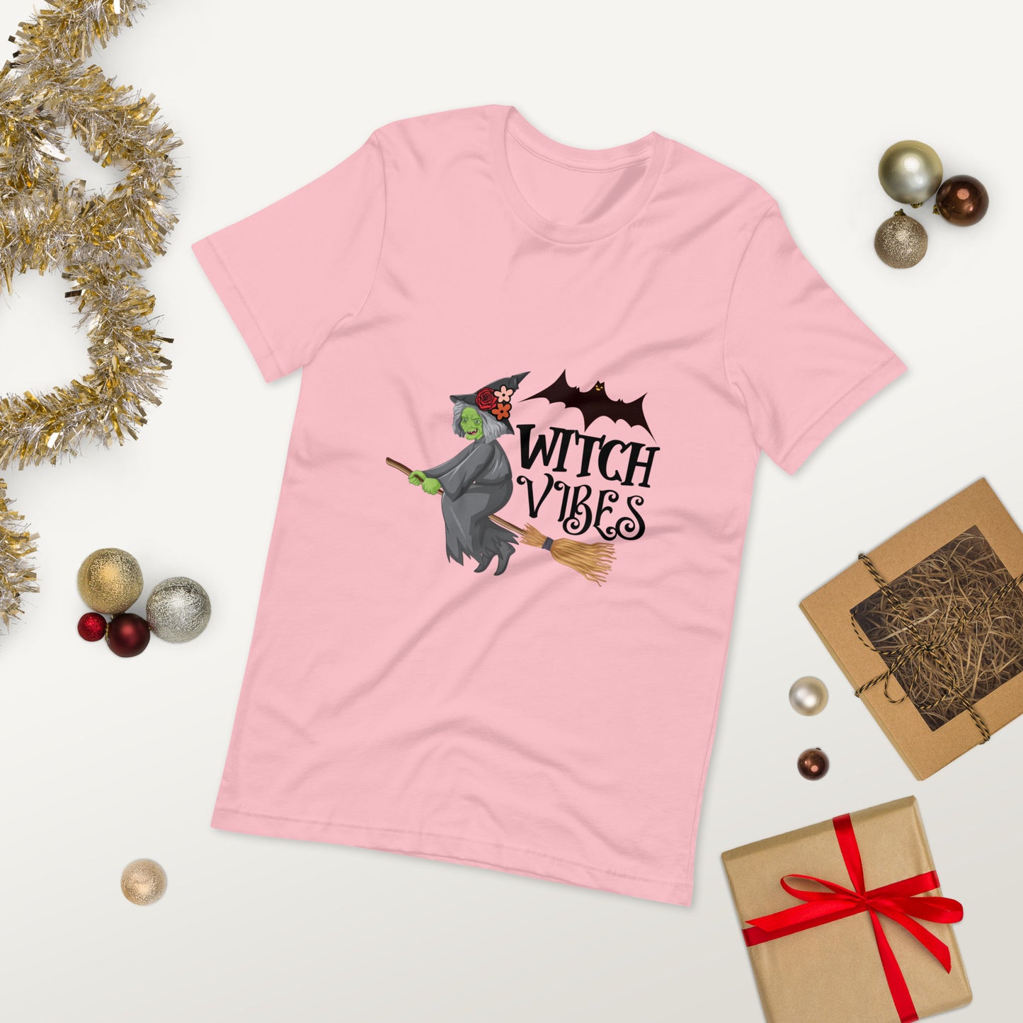 Witch vibes  ( Unisex T-shirt - Napolitano-center )