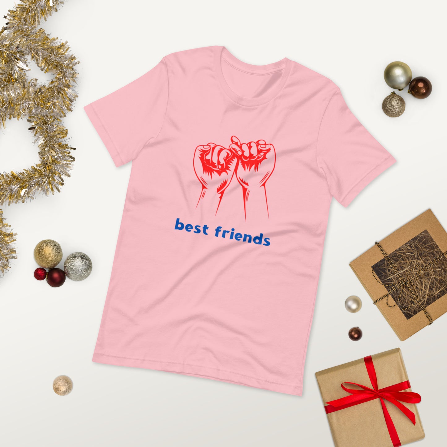 BEST FRIENDS  ( Unisex T-shirt - Napolitano-center )