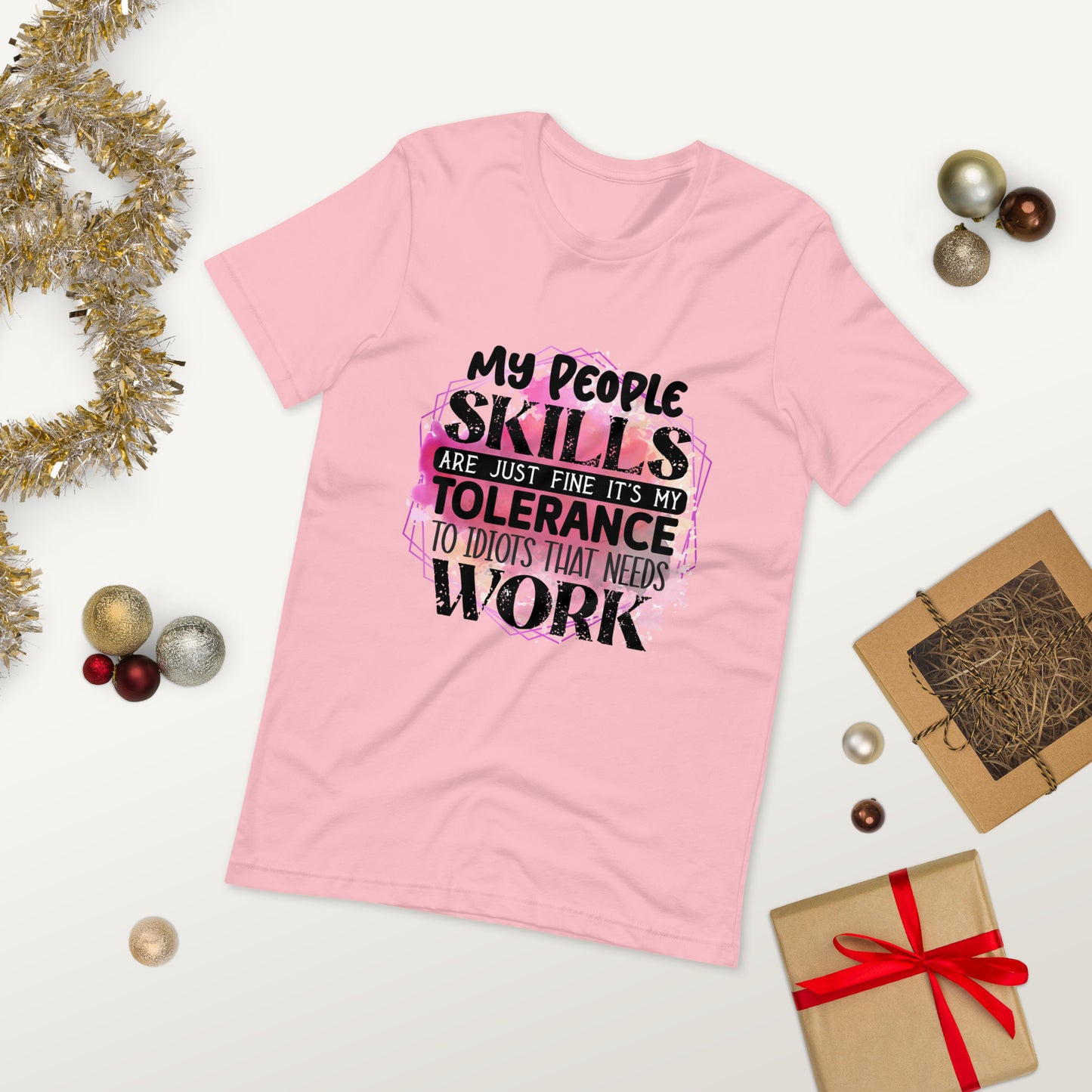 My people skills are just fine  ( Unisex T-shirt - Napolitano-center )