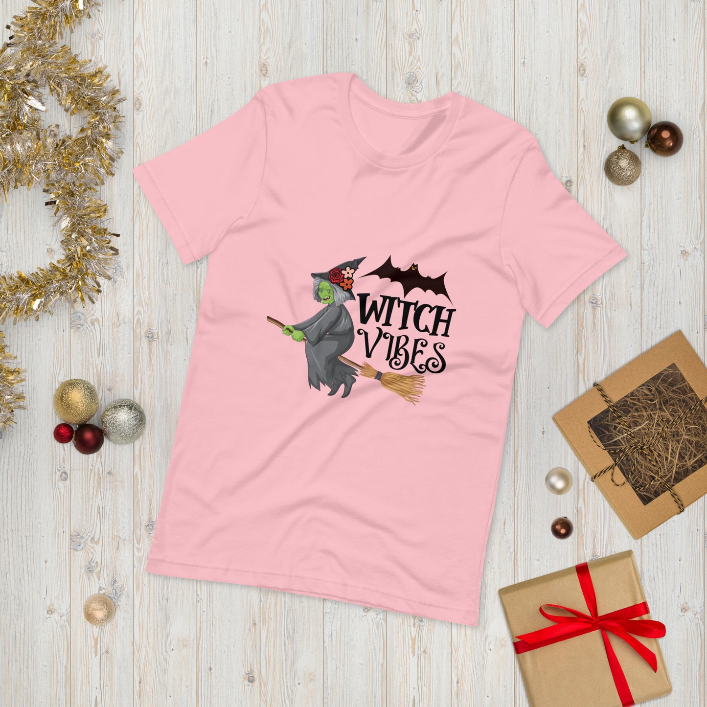 Witch vibes  ( Unisex T-shirt - Napolitano-center )