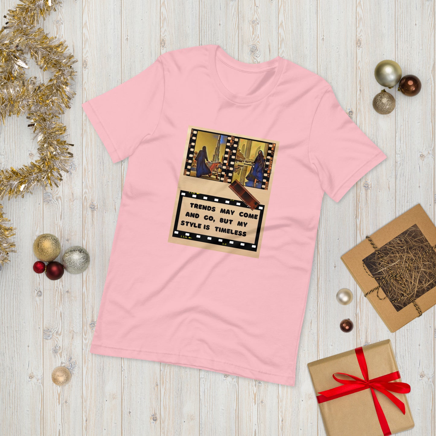 TRENDS MAY COME AND GO, BUT MY STYLE IS TIMELESS  ( Unisex T-shirt - Napolitano-center )