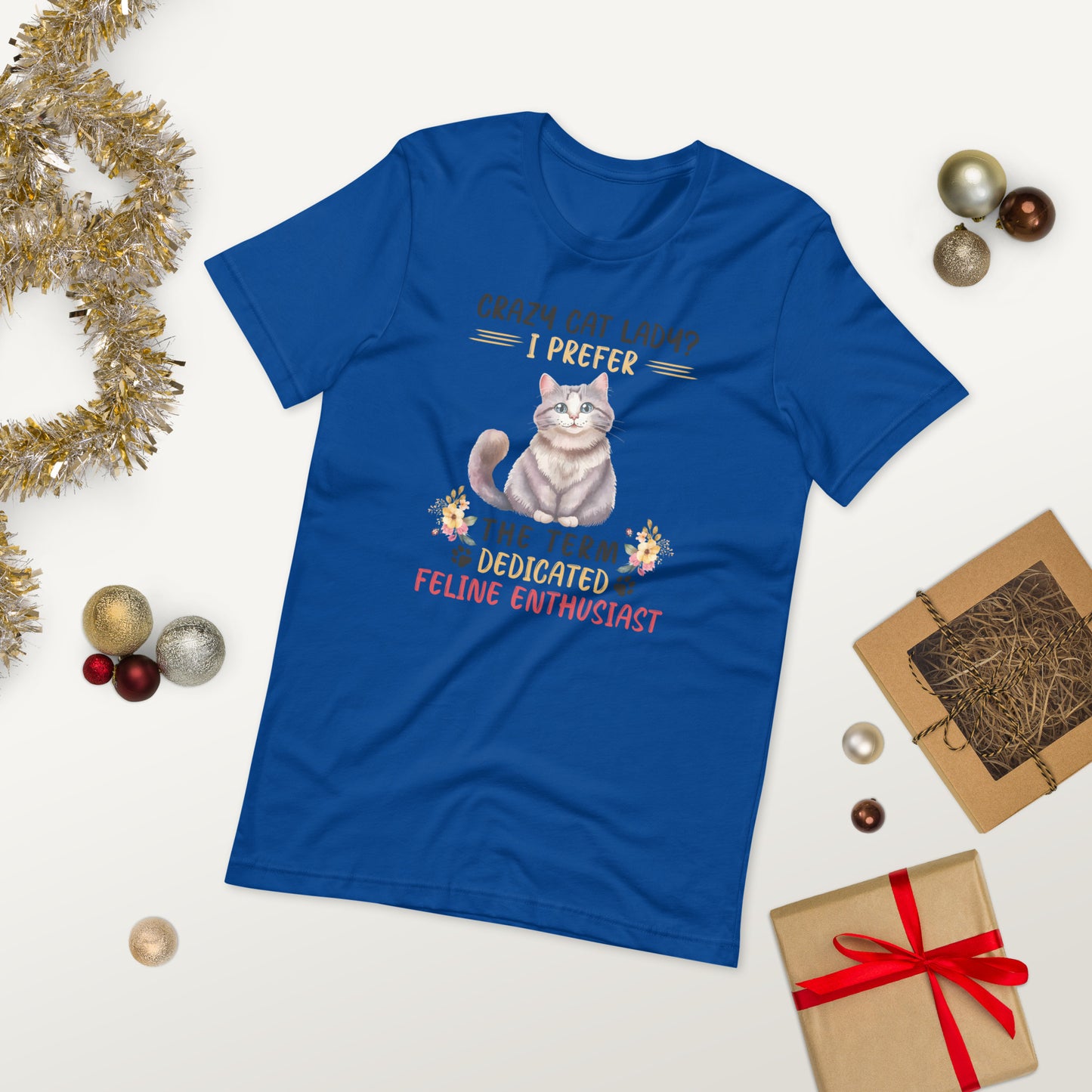 Spoky cat  ( Unisex T-shirt - Napolitano-center )