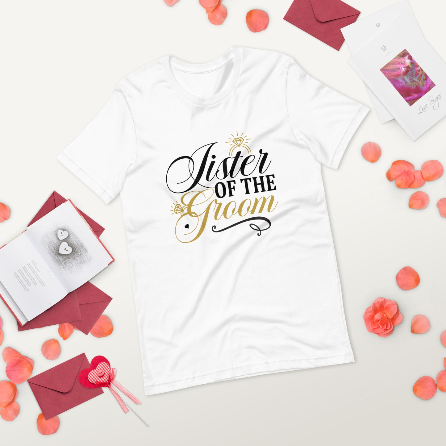 Z - Sister of the groom ( UNISEX T-SHIRT - NAPOLITANO-CENTER )