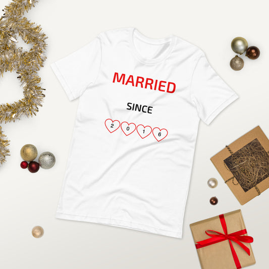 MARRIED SINCE  ( Unisex T-shirt - Napolitano-center )