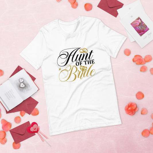 Z - Aunt of the bride ( UNISEX T-SHIRT - NAPOLITANO-CENTER )