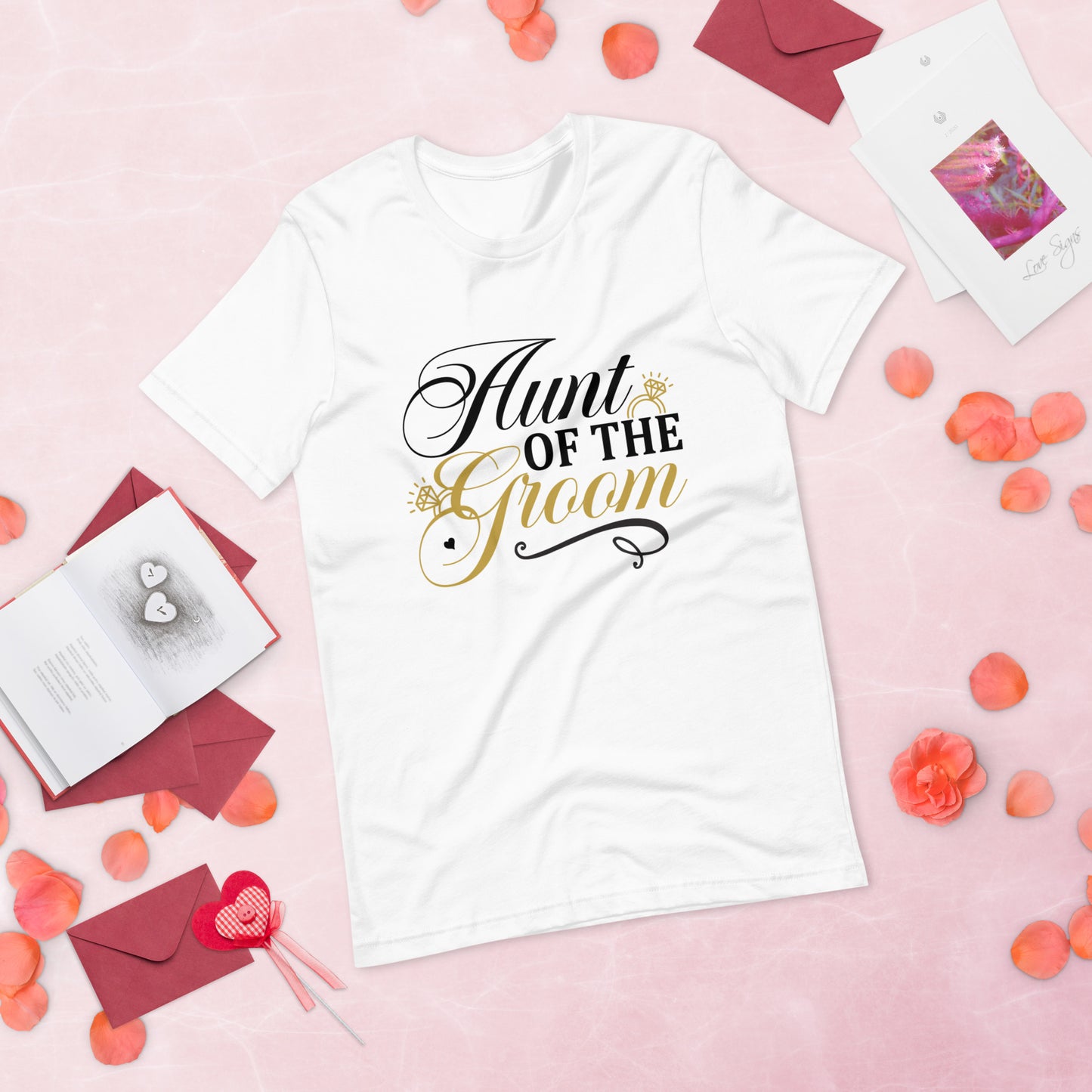 Z - Aunt of the groom ( UNISEX T-SHIRT - NAPOLITANO-CENTER )