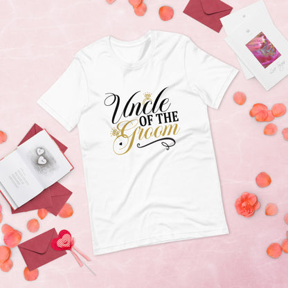 Z - Uncle of the groom ( UNISEX T-SHIRT - NAPOLITANO-CENTER )