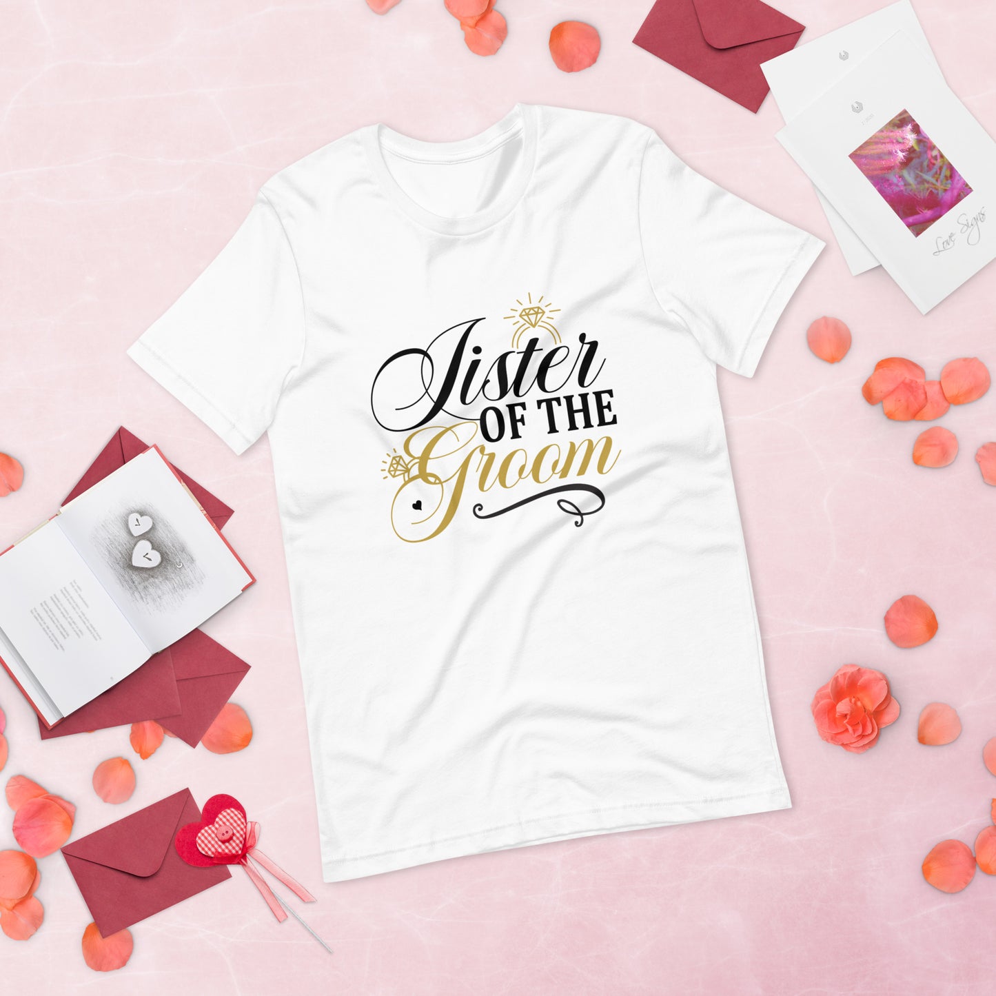 Z - Sister of the groom ( UNISEX T-SHIRT - NAPOLITANO-CENTER )