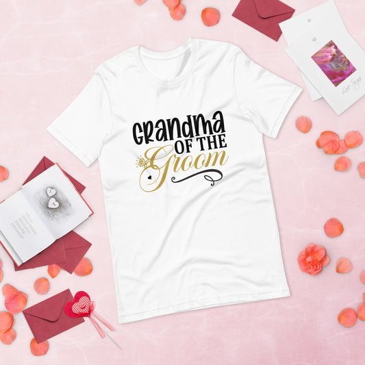 Z - Grandma of the groom ( UNISEX T-SHIRT - NAPOLITANO-CENTER )