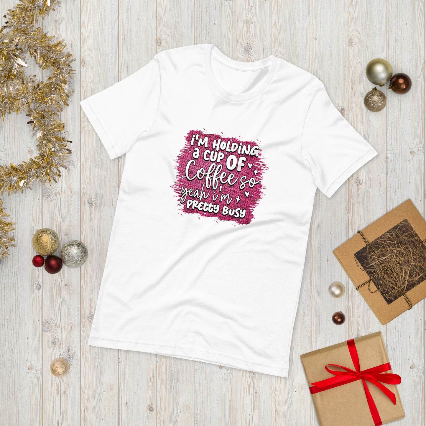 I'm pretty busy  ( Unisex T-shirt - Napolitano-center )