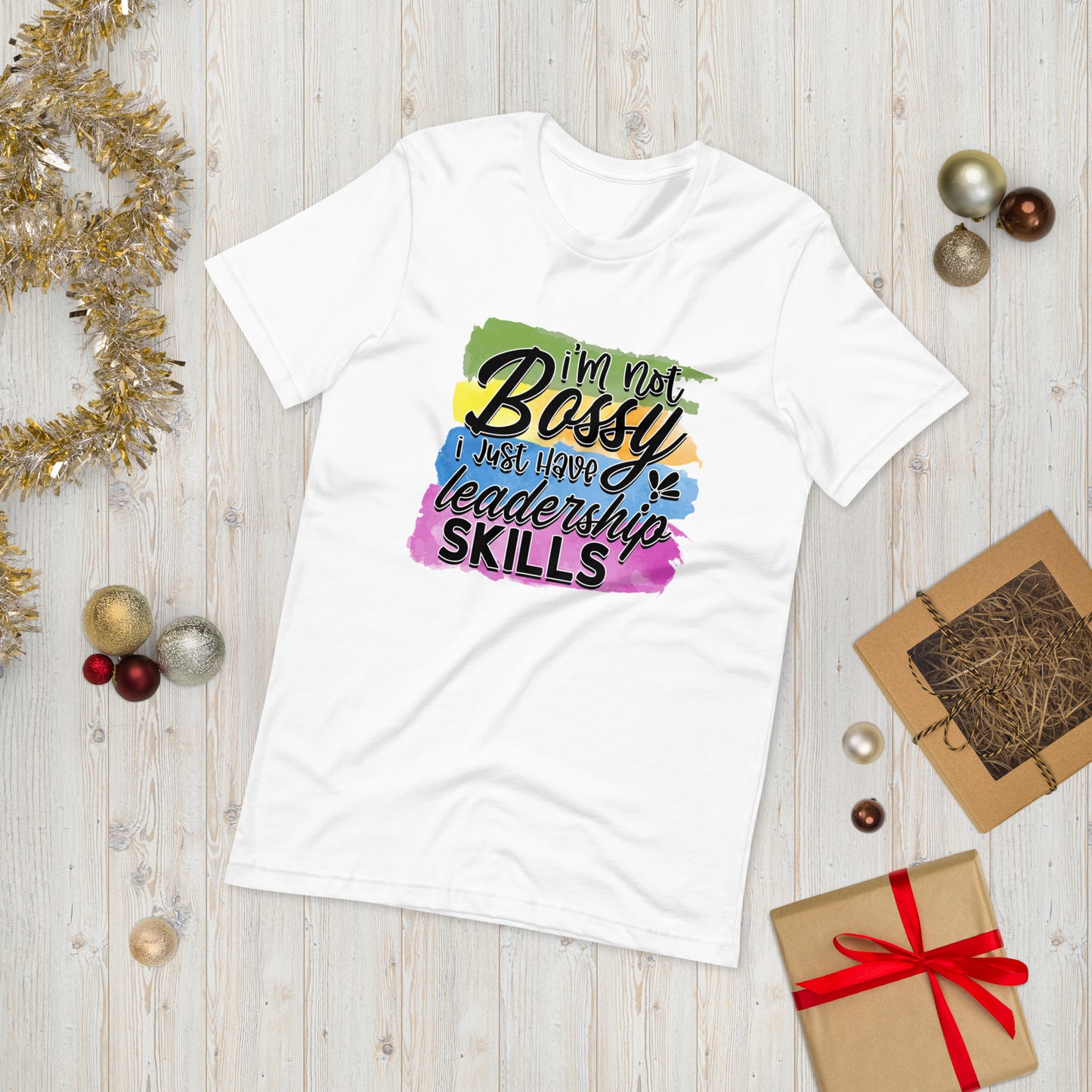 Leadership skills  ( Unisex T-shirt - Napolitano-center )