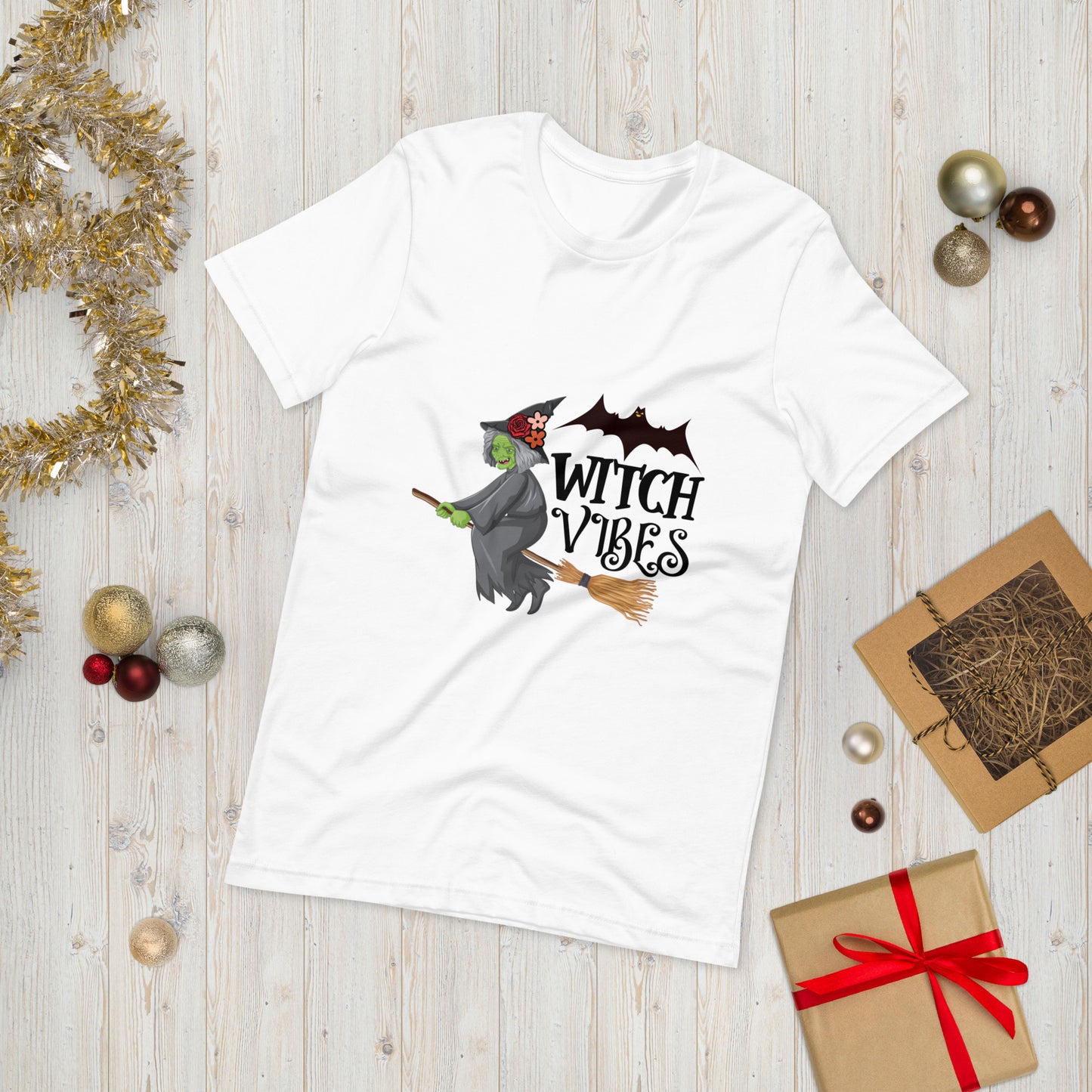 Witch vibes  ( Unisex T-shirt - Napolitano-center )