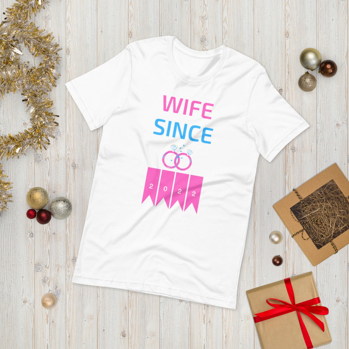 WIFE SINCE .....  ( Unisex T-shirt - Napolitano-center )