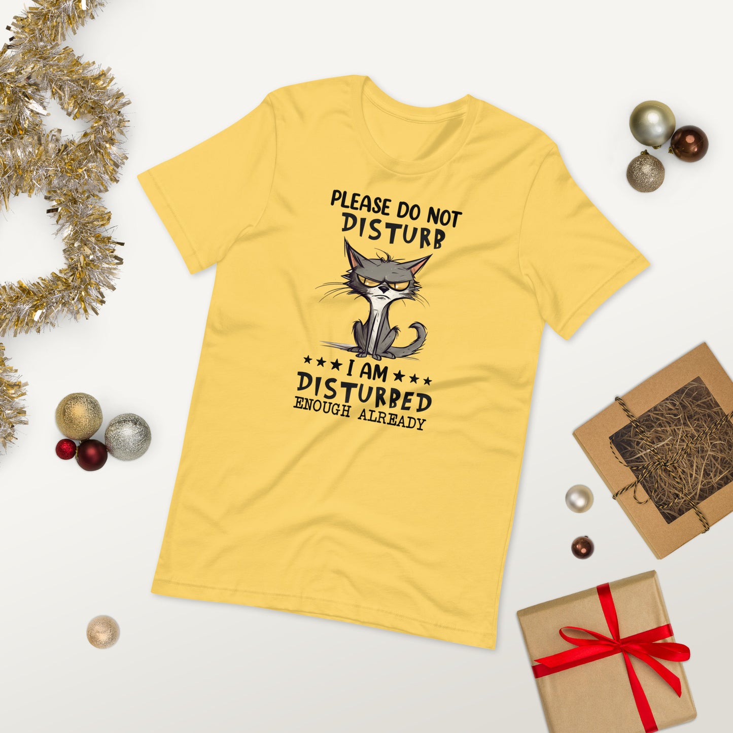 Do not disturb  ( Unisex T-shirt - Napolitano-center )