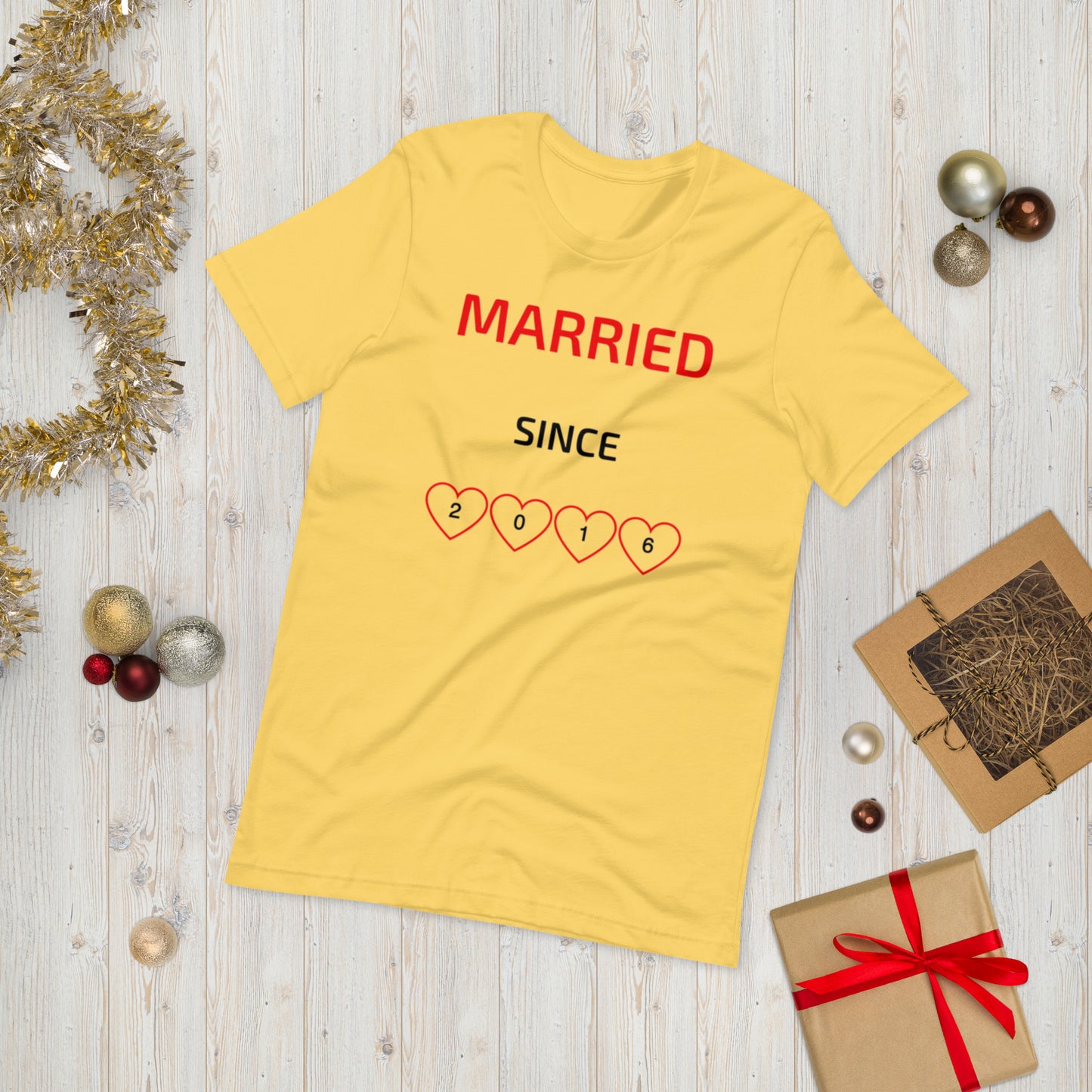 MARRIED SINCE  ( Unisex T-shirt - Napolitano-center )