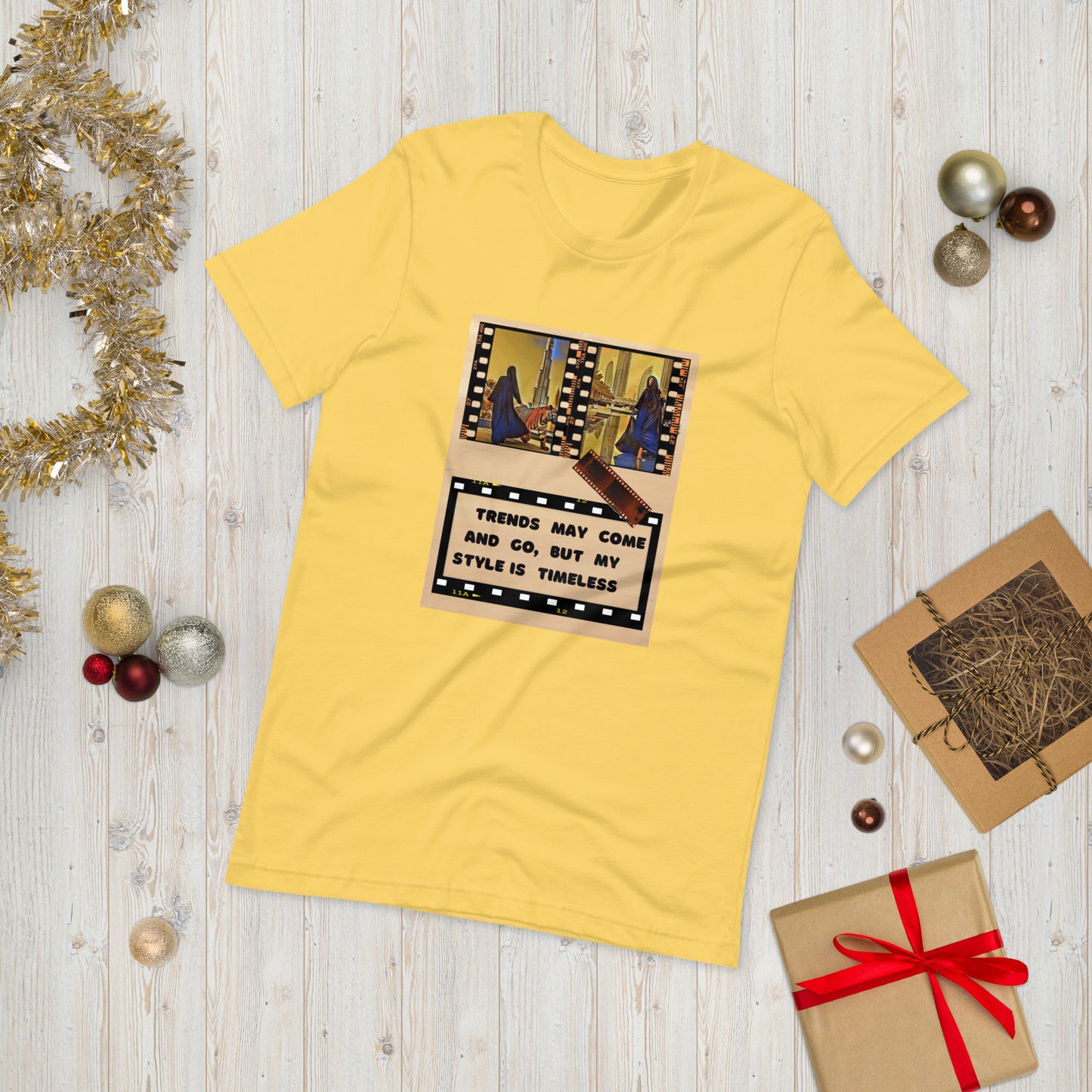 TRENDS MAY COME AND GO, BUT MY STYLE IS TIMELESS  ( Unisex T-shirt - Napolitano-center )