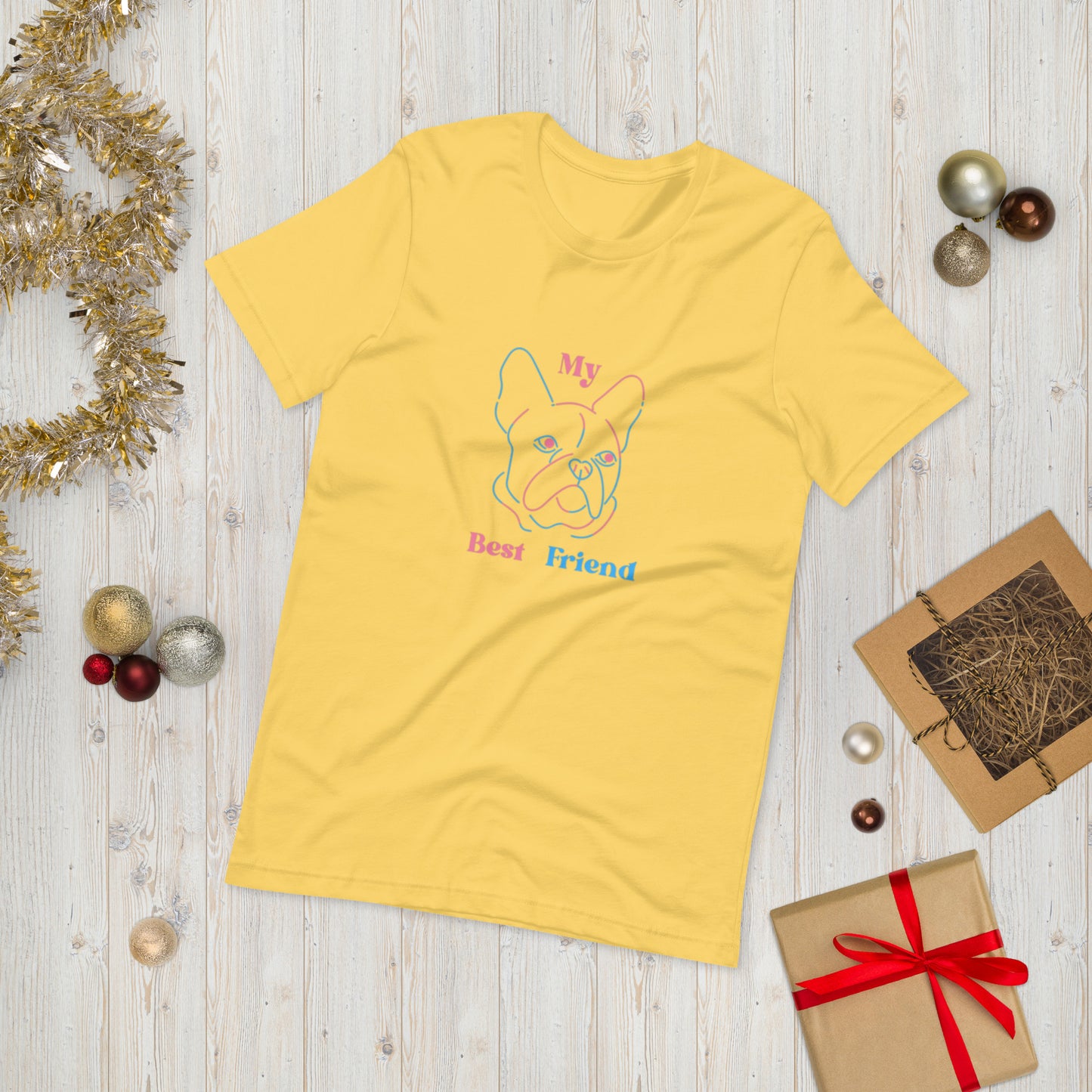 MY BEST FRIEND ( UNISEX T-SHIRT - NAPOLITANO-CENTER )